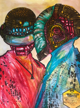 Named contemporary work « Daft Punk », Made by ERIC ERIC