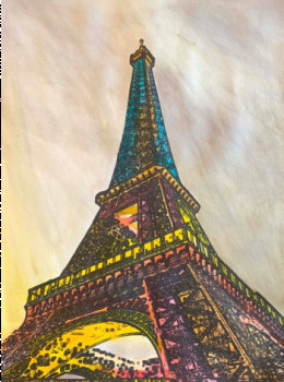 Named contemporary work « Tour Eiffel 1 », Made by ERIC ERIC