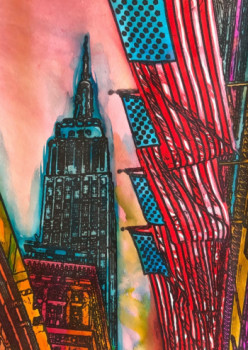 Named contemporary work « Empire State Building », Made by ERIC ERIC