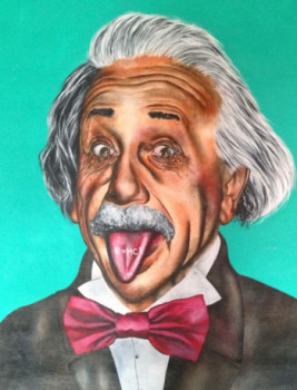 Named contemporary work « Mister Einstein », Made by ERIC ERIC