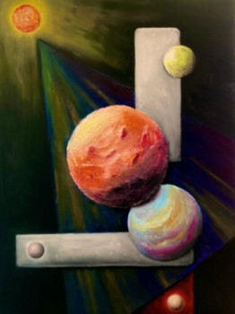 Named contemporary work « Pluto System », Made by PASCAL HERVE