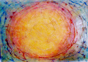 Named contemporary work « Le Soleil. », Made by MITRA SHAHKAR