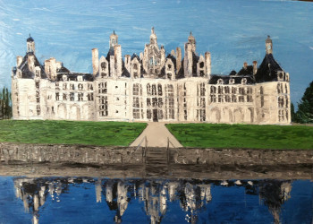 Named contemporary work « Château de CHAMBORD », Made by JEAN PIERRE SALLE