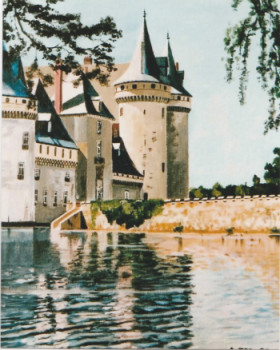 Named contemporary work « Chateau de Sully », Made by ANDRé FEODOROFF