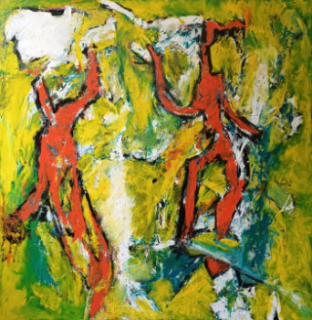Named contemporary work « Danse », Made by CATHERINE ARCELON