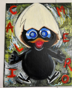 Contemporary work named « CALIMERO », Created by V.HIEZ