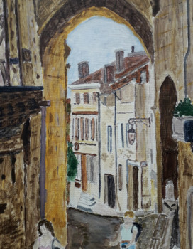 Named contemporary work « Saint - Emilion », Made by FRANCIS MICHOT