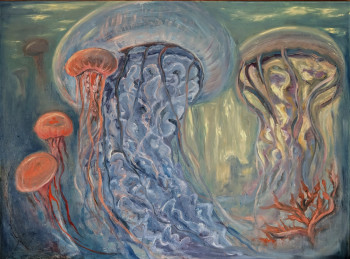 Named contemporary work « Medusas' immortal peace. », Made by JULIA KKOS