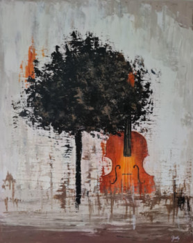 Named contemporary work « Symphonie des Arbres N°2 », Made by GUELY