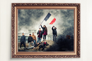 Named contemporary work « Liberté », Made by SOUS FRANCE