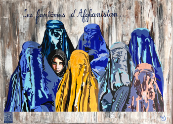 Named contemporary work « Les fantômes d’Afghanistan », Made by GHIS