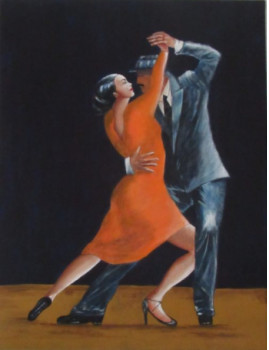 Named contemporary work « Tango », Made by PATRICIA BRETEL