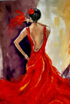 Named contemporary work « Flamenco », Made by CHOUPITA
