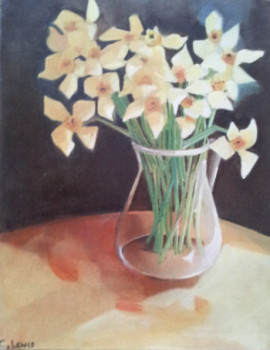 Named contemporary work « Jonquilles », Made by CLAIRE LEWIS