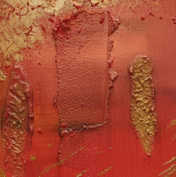 Named contemporary work « Peinture abstraite Sahara », Made by JULIEN ABSTRAIT