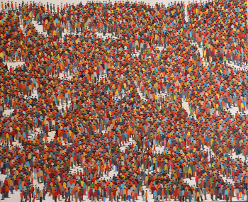 Named contemporary work « Regarde où tu marches », Made by JéRôME ARBONVILLE