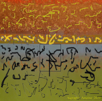 Named contemporary work « TABLEAU  NUMERIQUE  DU  29 09 2023 », Made by ASGRAPHE2023