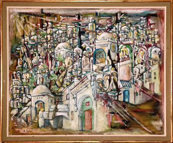 Named contemporary work « LA CASBAH D’ALGER - EL BAHDJA », Made by A.LALMI