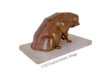 Named contemporary work « JUST'UN COCHON 1/8 », Made by SO