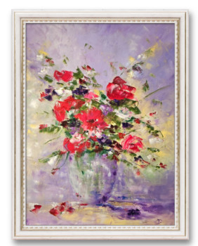 Named contemporary work « Bouquet éphémère », Made by R.DEVARREWAERE