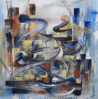 Named contemporary work « Confusion », Made by ALPHA