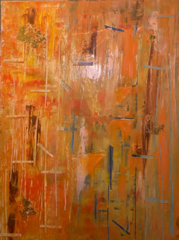 Named contemporary work « L’automne », Made by MANUELLE FERRERO