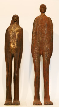 Named contemporary work « couple 2 », Made by VéLEZ