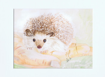 Named contemporary work « The hedgehog papier », Made by MIHA