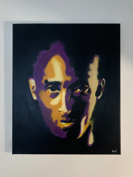 Named contemporary work « Portrait Kobe Bryant 1 », Made by VYDARTISTE