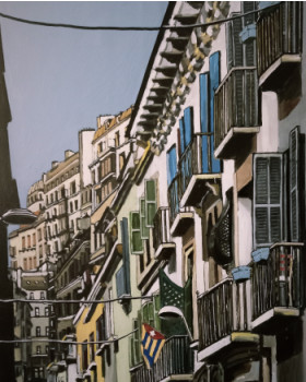 Named contemporary work « En bas de la rue », Made by PHILIPPE BORDESSOULLES