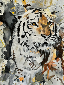 Named contemporary work « Tigre moderne », Made by ANOUCHKA