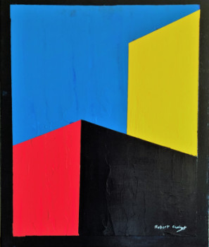 Named contemporary work « Horizons urbain », Made by ROBERT CROIZET