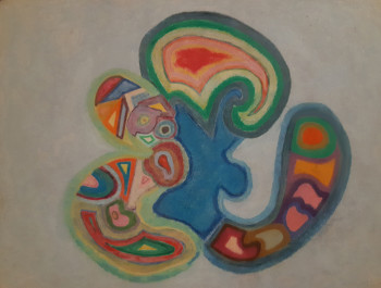 Named contemporary work « Peruvian », Made by ALI SAGGAR