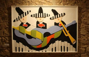 Named contemporary work « MARIACHI », Made by MOHAMED ZAIDI