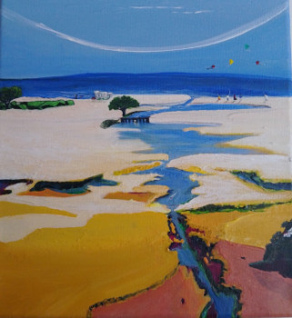 Named contemporary work « "Entre ciel et mer... à Ofir" », Made by ANNE MARIE SOUSA