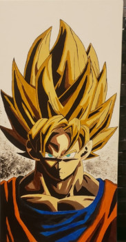Named contemporary work « Goku », Made by ART-MIRABELLS