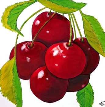 Named contemporary work « Le temps des cerises », Made by BETTY-M