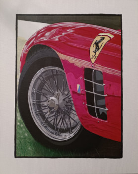 Named contemporary work « Scuderia Ferrari », Made by ART&MOTEURS