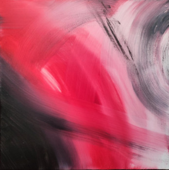 Named contemporary work « Rouge passion », Made by MARIE-LAURE TOURNIER