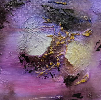 Named contemporary work « Tableau abstrait acrylique Vénus », Made by JULIEN ABSTRAIT