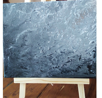 Named contemporary work « Marbre gris », Made by SYLVIE GOTTELAND