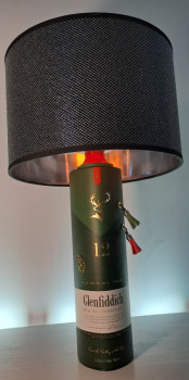Named contemporary work « LAMPE DE BAR "GLENFIDDISH" », Made by AKKART-DECOBOIS