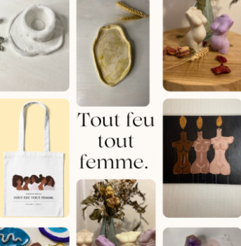 Named contemporary work « Tout feu tout Femme. », Made by TOUT FEU TOUT FEMME.