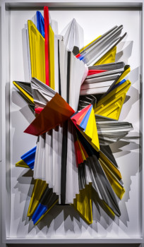 Named contemporary work « origami 12 2 », Made by @TEDRUB, MR PAINT, WISS, MAITRE COUQUE
