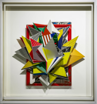 Named contemporary work « origami 30 », Made by @TEDRUB, MR PAINT, WISS, MAITRE COUQUE