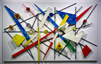 Named contemporary work « origami 30 », Made by @TEDRUB, MR PAINT, WISS, MAITRE COUQUE