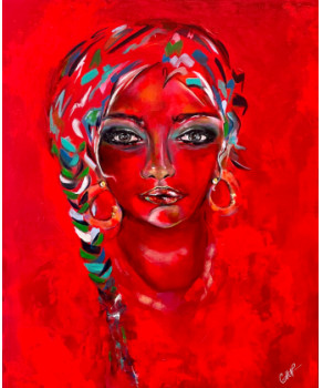 Named contemporary work « Red Astrid », Made by CNP