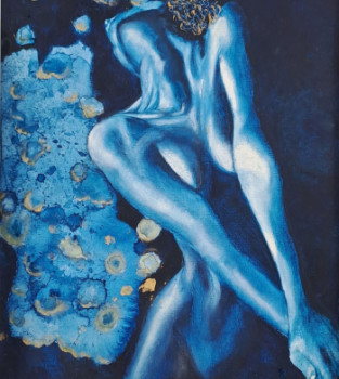 Named contemporary work « un rêve », Made by JOëLLE SIMONNEL