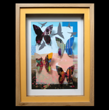 Named contemporary work « Collection Papillon Ziiart 11 », Made by LEGRAND THIERRY ZIIART