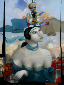 Named contemporary work « La mémoire du ciel », Made by MENDRISSE